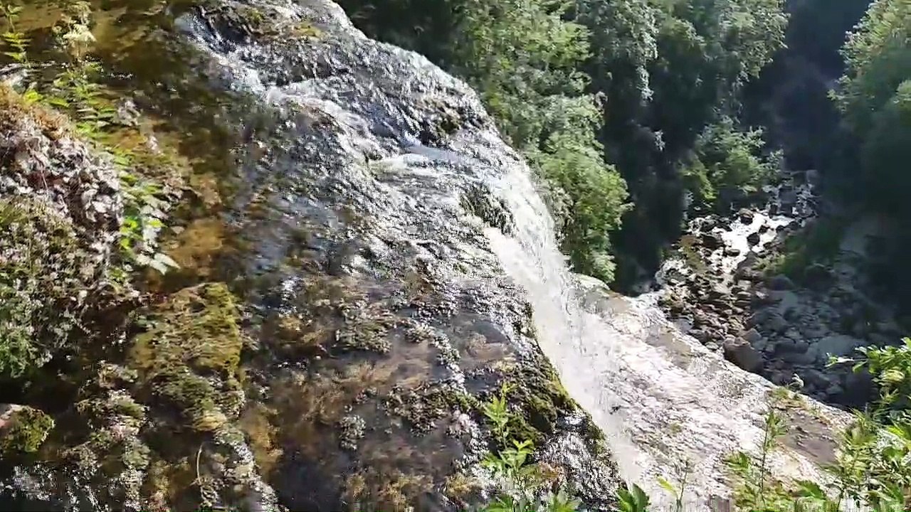 cascade du Hérisson : la chute de l'Eventail