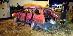 Sivas'ta trafik kazası: 1 ölü, 3 ağır yaralı