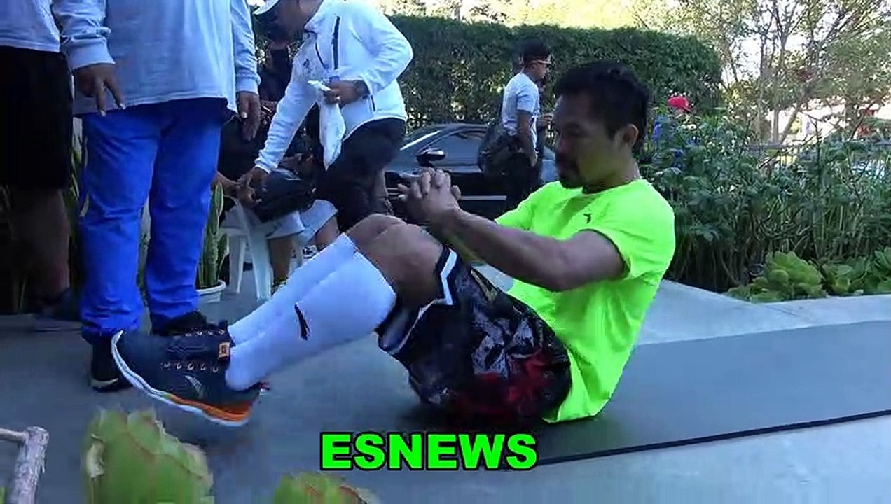 Manny Pacquiao Closing Camp In LA Ready To Head...