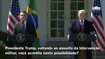 Bolsonaro posta vídeo de Trump elogiando, em março, trabalho de seu filho Eduardo