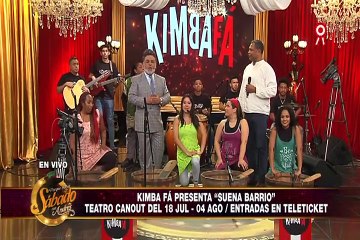 Kimba Fá y toda su tradición afroperuana llegó a "Porque hoy es sábado con Andrés"