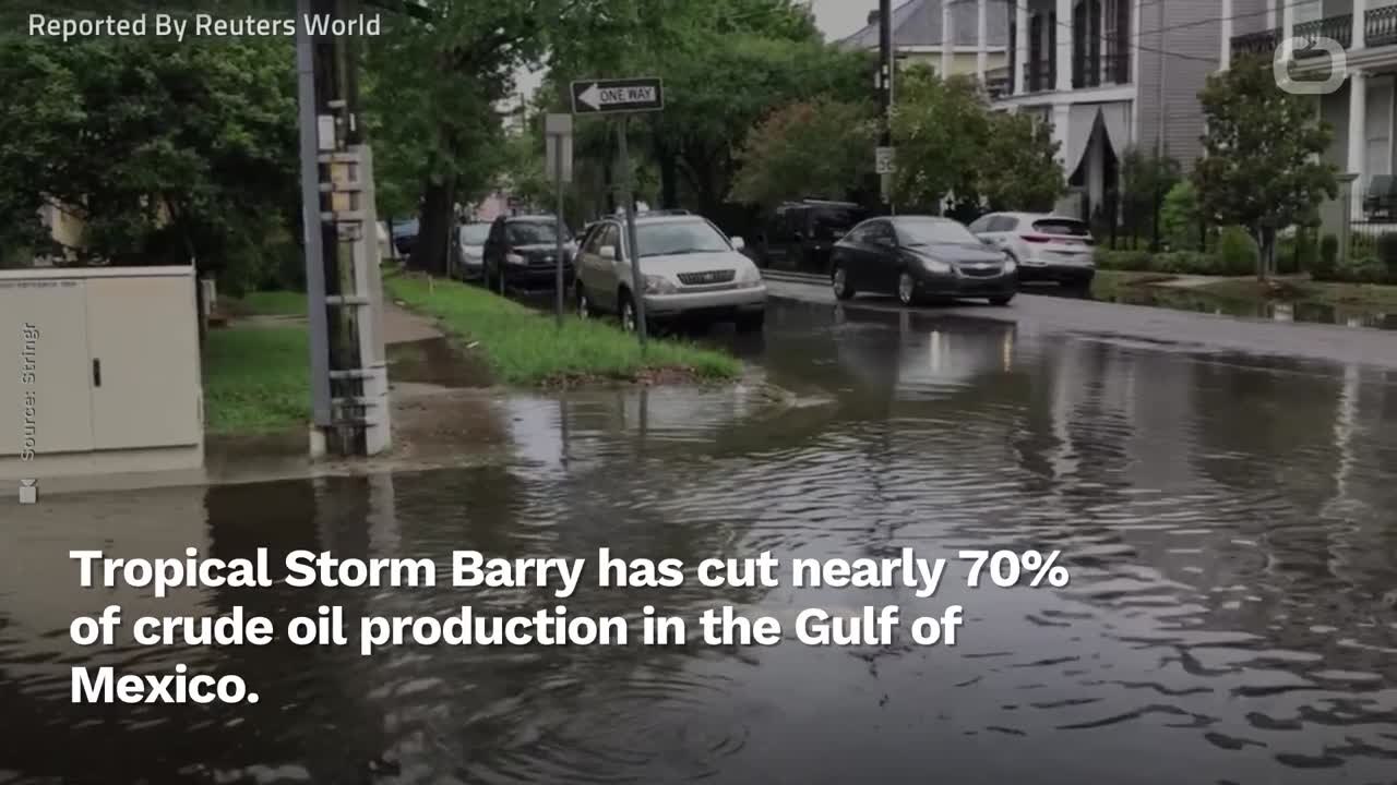 Tropical Storm Barry Slashes U.S. Gulf Of Mexico Crude Oil Output