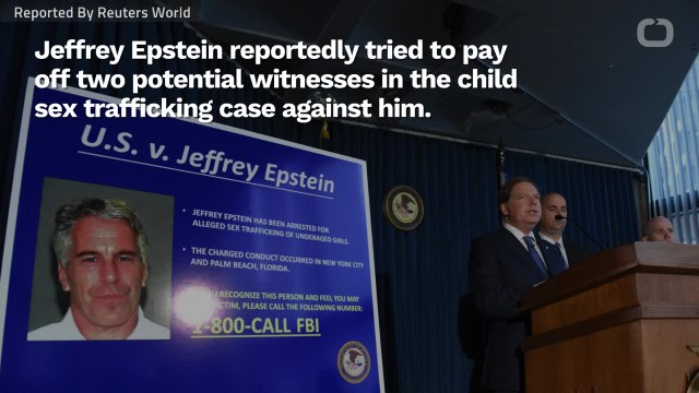 U.S. Prosecutors Say Epstein Tried To Pay Off Witnesses
