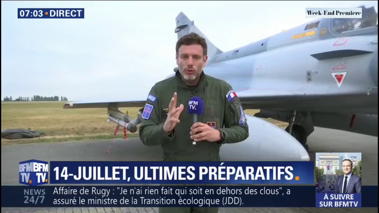 14-Juillet: notre journaliste Igor Sahiri va participer au défilé aérien à bord d'un mirage 2000