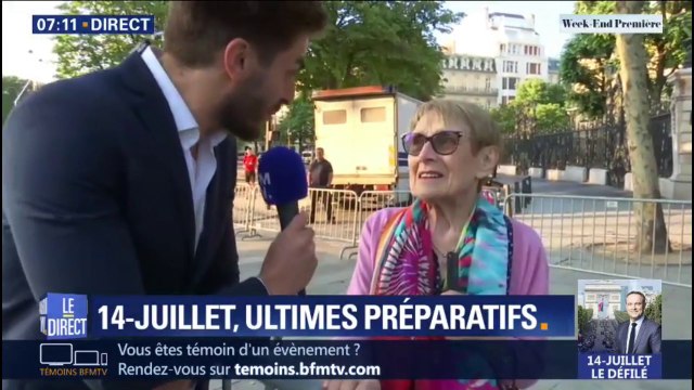 Je devais faire l'effort de venir. Danièle raconte sa fierté de venir voir son petit fils défiler avec l'école Polytechnique