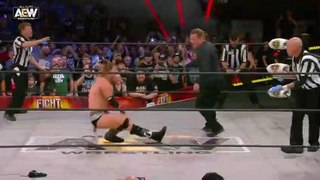Chris Jericho Attacks Adam Page - AEW Fight For the Fallen