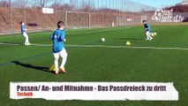 Fussballtraining_ Delta - Passen - Technik