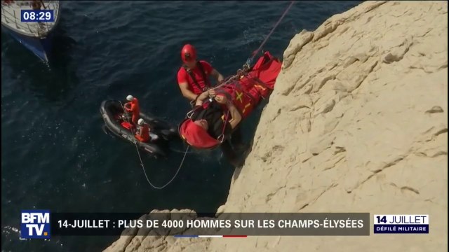 Découvrez comment travaillent les marins-pompiers de Marseille qui vont défiler sur les Champs-Élysées ce 14-Juillet