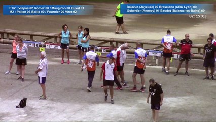 Demi-finales M1, France Quadrettes, Albertville 2019