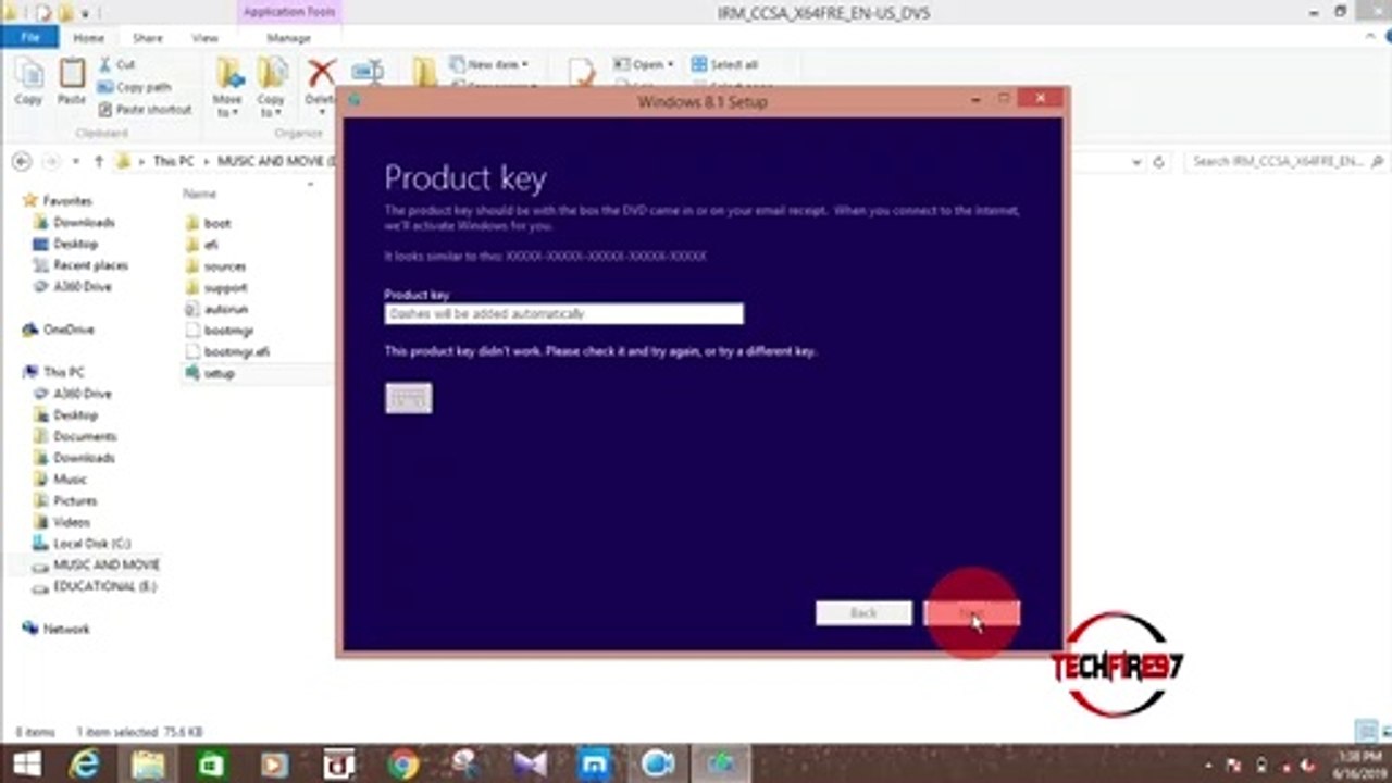 how to skip product key during installation in any windows 7,8,8.1,10-- techfire97