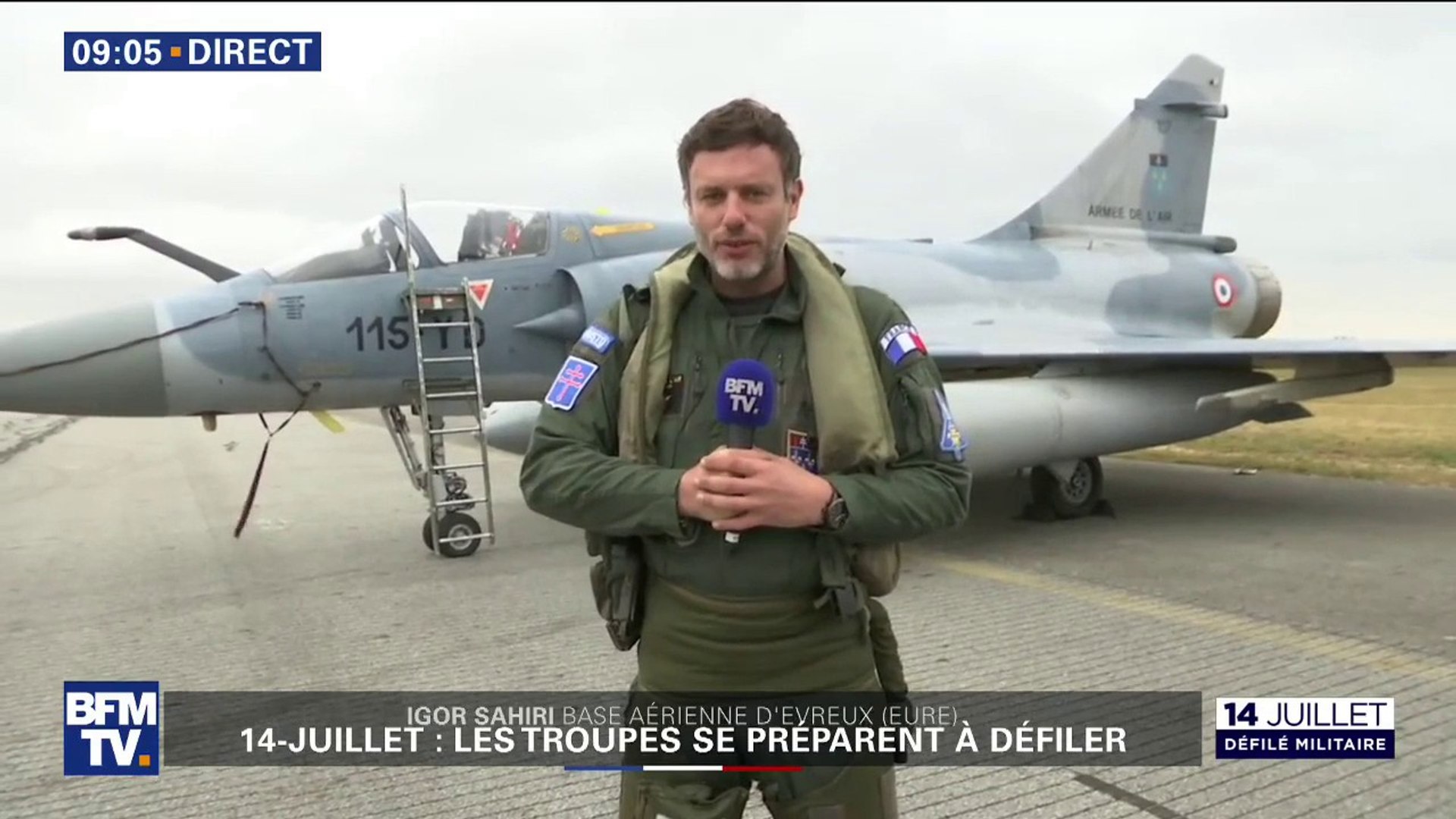 Bfmtv à Bord Dun Mirage 2000 Notre Journaliste Igor Sahiri Sapprête à Décoller De La Base Devreux