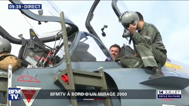 La pression monte un peu. À bord d'un mirage 2000, notre journaliste Igor Sahiri s'apprête à décoller