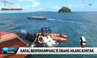 Kapal Berpenumpang 15 Orang Hilang Kontak