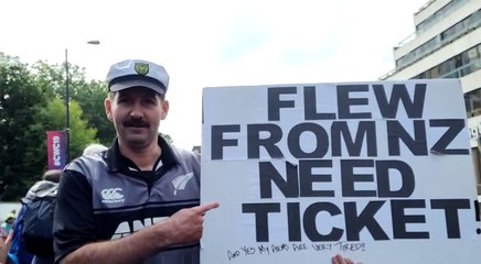 IANS at World Cup | Final | Kiwi fan who came all the way from NZ, wants a ticket