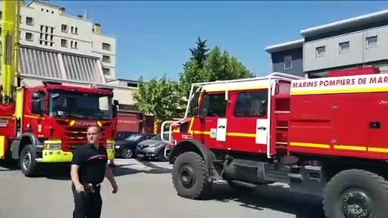 Les Jeunes Sapeurs Pompiers de Verdun en manœuvre dans le sud de la France