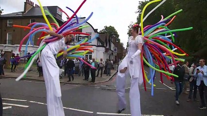 Fans arrive at Lord’s ahead of ICC Cricket World Cup final