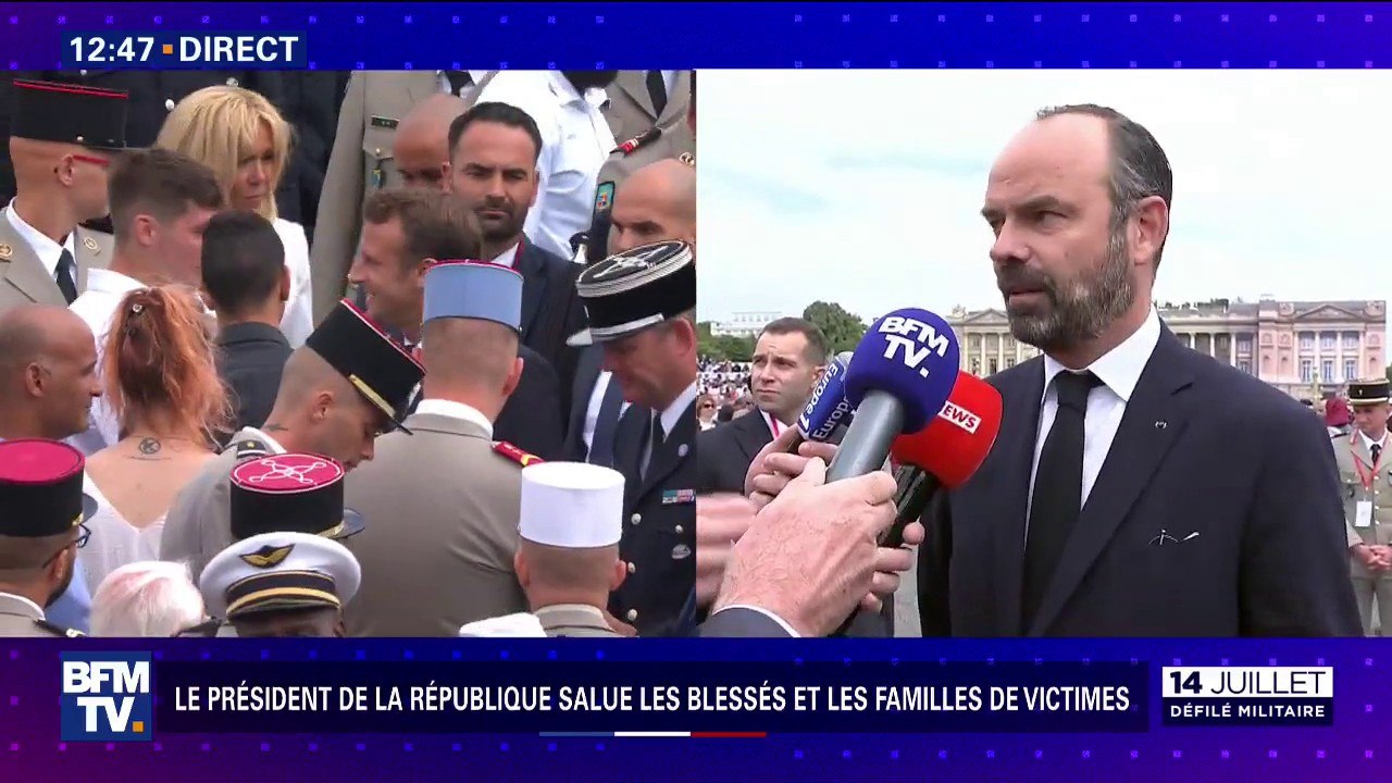 Édouard Philippe: "C'était un très beau défilé dans un esprit de fête et de fierté"