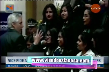 García Linera ACONSEJA a jovencitas NO confiar en los HOMBRES