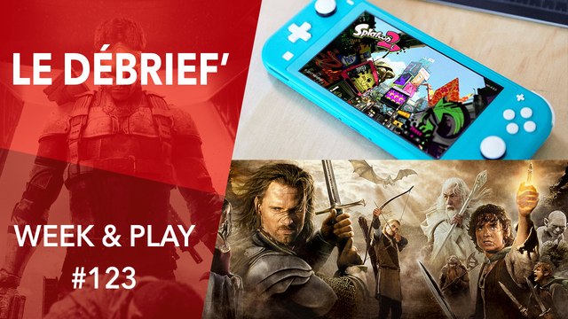 Débrief’ : Nintendo Switch Lite, MMO Seigneur des Anneaux F2P et Splinter Cell VR