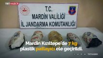 Mardin'de 7 kilogram plastik patlayıcı ele geçirildi