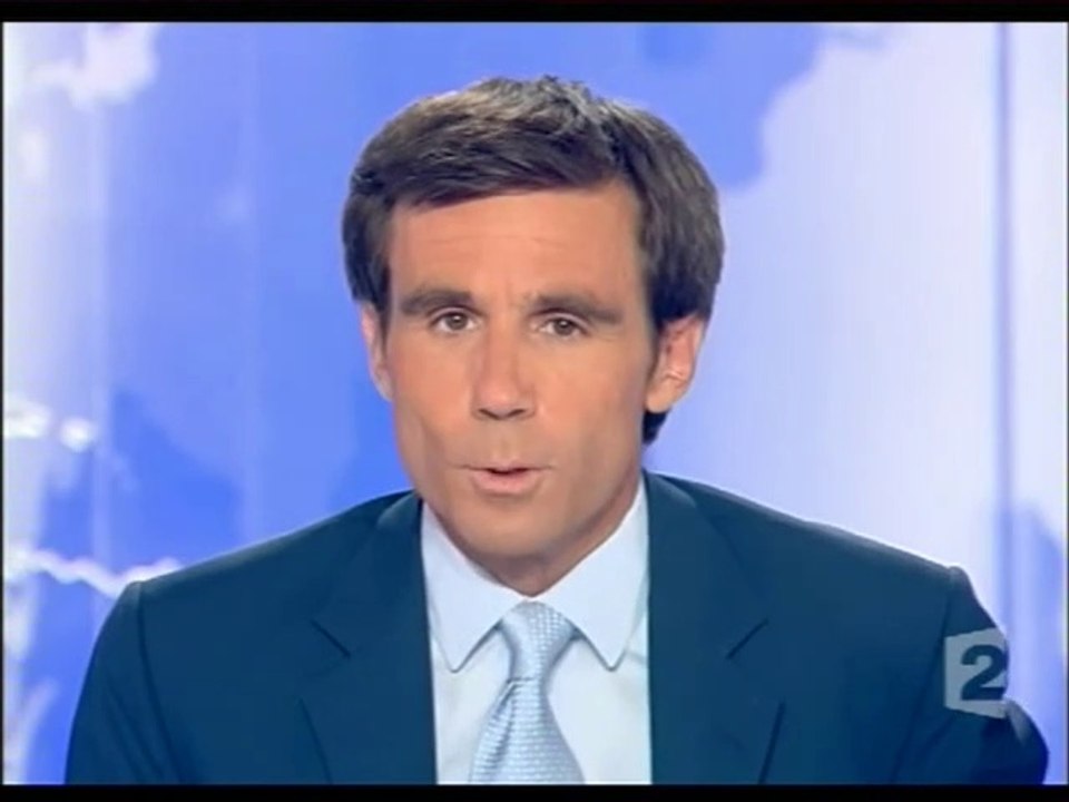 France 2 - 29 Août 2005 - Teaser, début JT 20H (David Pujadas)