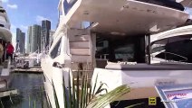 2019 Galeon 550 Fly Luxury Yacht - Deck and Interior Walkaround - 2019 Miami Yacht Show