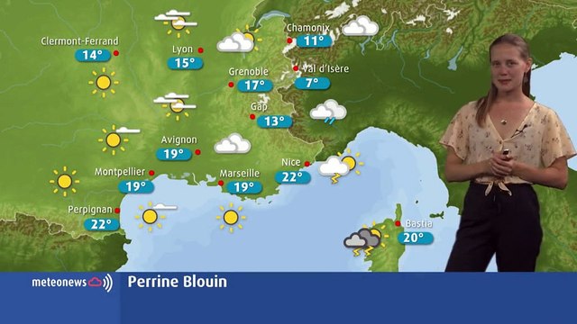 Votre météo du lundi 15 juillet : nuages et pluie