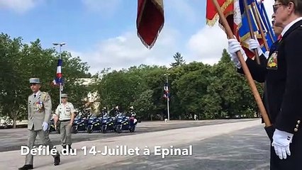 Engouement patriotique lors du défilé du 14-Juillet à Epinal