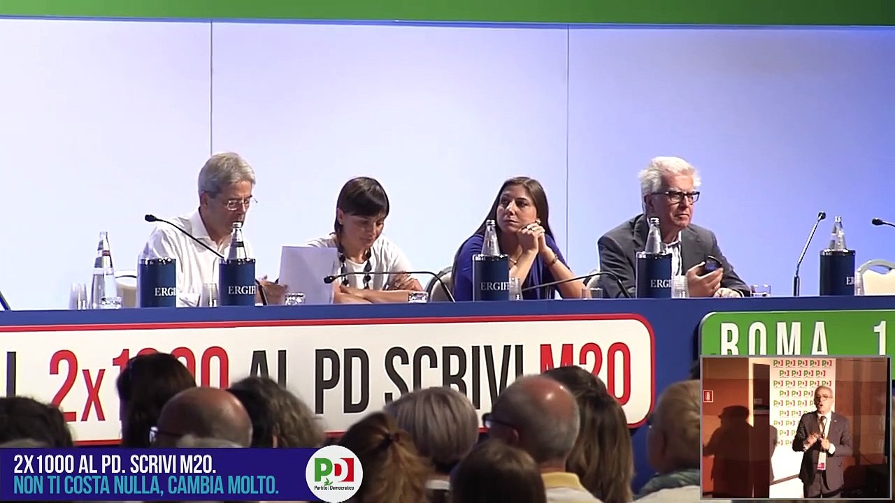 Zingaretti - Assemblea nazionale del Partito De...