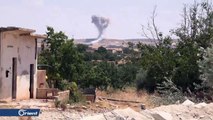 قتلى وجرحى في غارة روسية على مدينة خان شيخون جنوب إدلب - سوريا