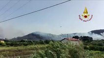 Tortoli (NU) - Vasto incendio boschivo in Ogliastra 1 (13.07.19)