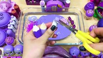 Special Series PURPLE Satisfying Slime s #77 ! Mixing Random Things into Clear Slime