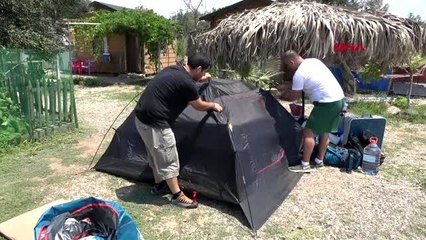 BALIKESİR Kuzey Ege'de çadır kamplarına yoğun ilgi