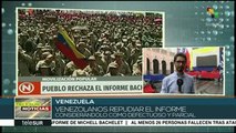 Pueblo chavista se moviliza en contra del informe de Bachelet