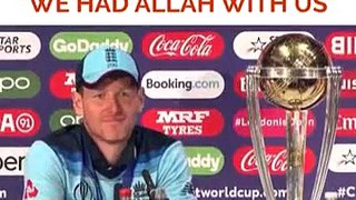 England Captain We Had Allah With Us