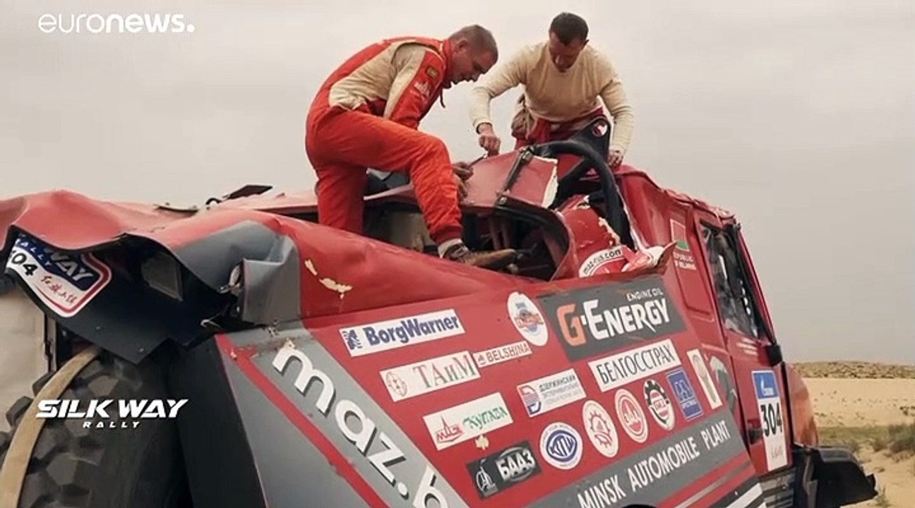 Paulo Gonçalves em terceiro lugar na oitava etapa do rali Rota da Seda