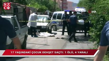 17 yaşındaki genç ‘Evi niye gözetliyorsun?’ deyip dehşet saçtı!