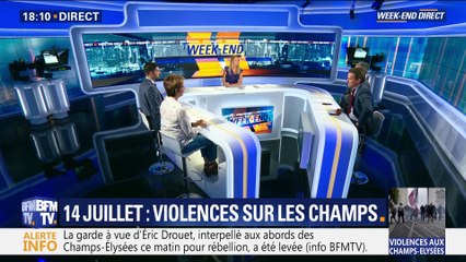 Download Video: 14-juillet: violences sur les Champs-Élysées après le défilé (1/2)