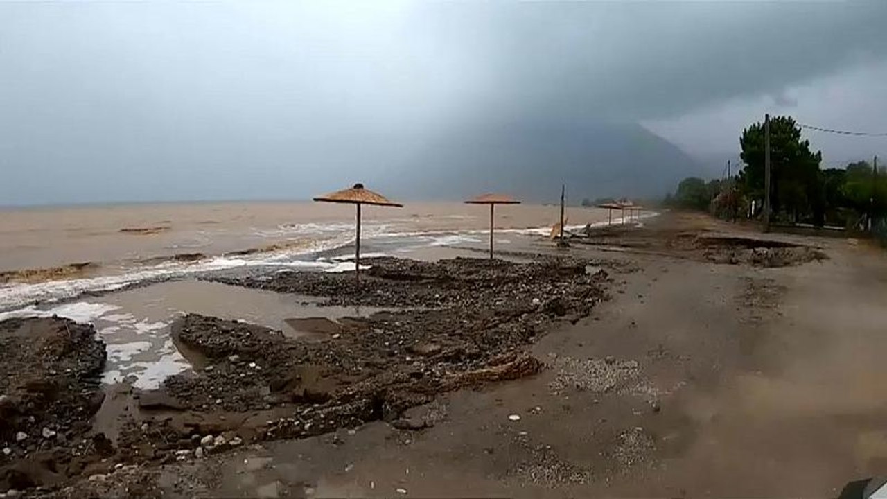 Peloponnes: Schwere Unwetter