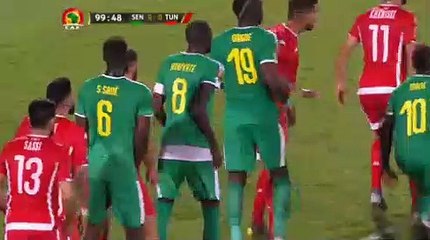 Senegal vs Tunisia 1 - 0 Dylan Bronn Own Goal