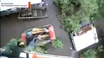 Video Shows Rescue Of Man And His Dog From Flooded Louisiana Waters