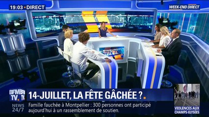 14-juillet: violences sur les Champs-Élysées après le défilé (3/3)