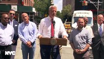 De Blasio defends being out of New York when blackout struck