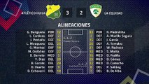 Resumen partido entre Atlético Huila y La Equidad Jornada 1 Clausura Colombia