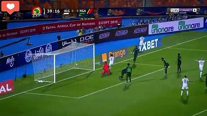 مشاهدة اهداف مباراة الجزائر 2-1 نيجيريا 2019