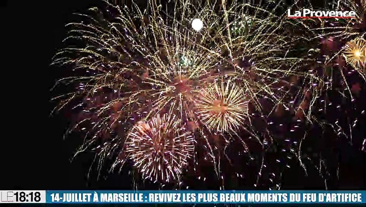 14-Juillet à Marseille : revivez les plus beaux moments du feu d'artifice !