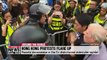 Hong Kong police fight with protesters amid rising tensions