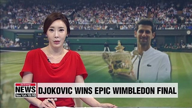 Djokovic defeats Federer in an epic 5-hour clash at the Wimbledon final