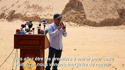 Egypte: ouverture au public de deux nouvelles pyramides