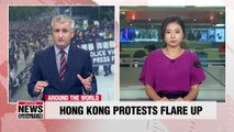 Hong Kong police fight with protesters amid rising tensions